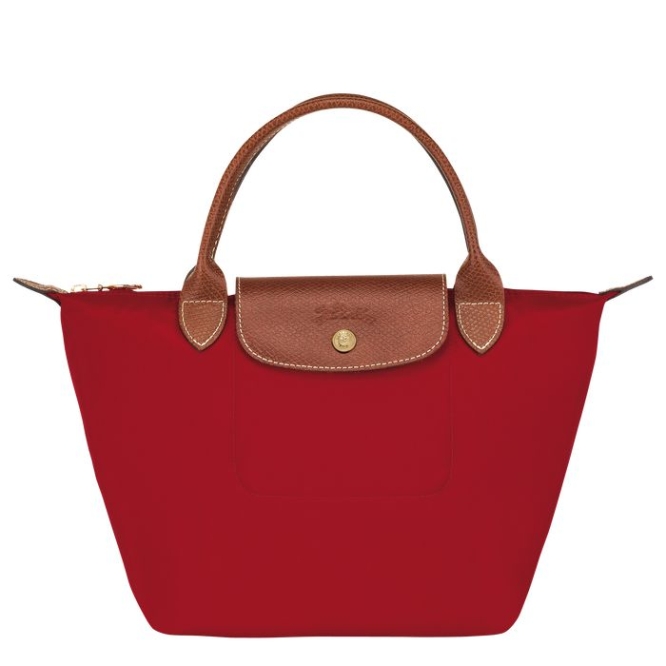 Red Longchamp Le Pliage Original S Women\'s Top-handle Bags | US-4208XTK