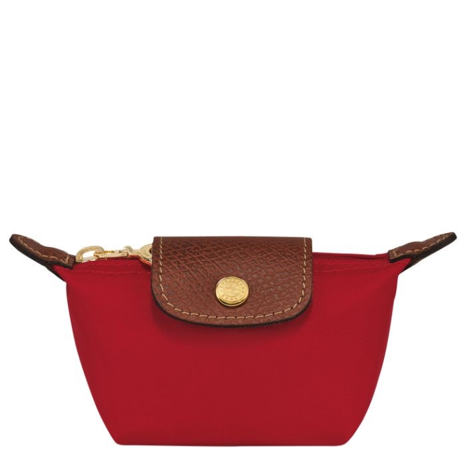 Red Longchamp Le Pliage Original Women\'s Cardholders & Coin Purses | US-0351MZO