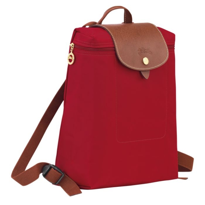 Red Longchamp Le Pliage Original Women's Backpacks | US-7680BYW