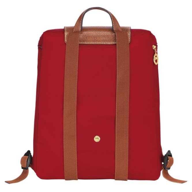 Red Longchamp Le Pliage Original Women's Backpacks | US-7680BYW