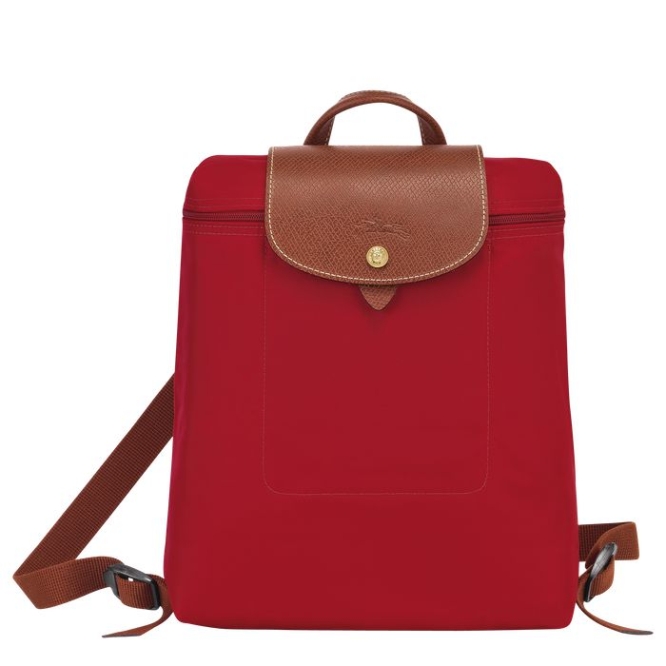 Red Longchamp Le Pliage Original Women\'s Backpacks | US-7680BYW