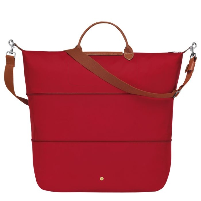 Red Longchamp Le Pliage Women's Travel Bags | US-3649IZC