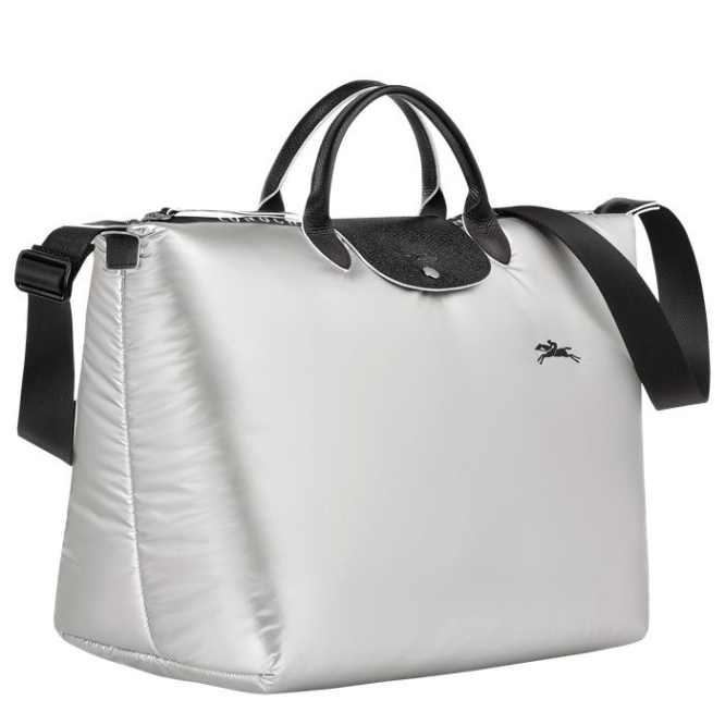 Silver Longchamp Le Pliage Alpin Men's Travel Bags | US-5912TGO