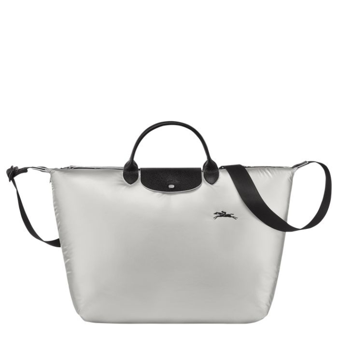 Silver Longchamp Le Pliage Alpin Men\'s Travel Bags | US-5912TGO