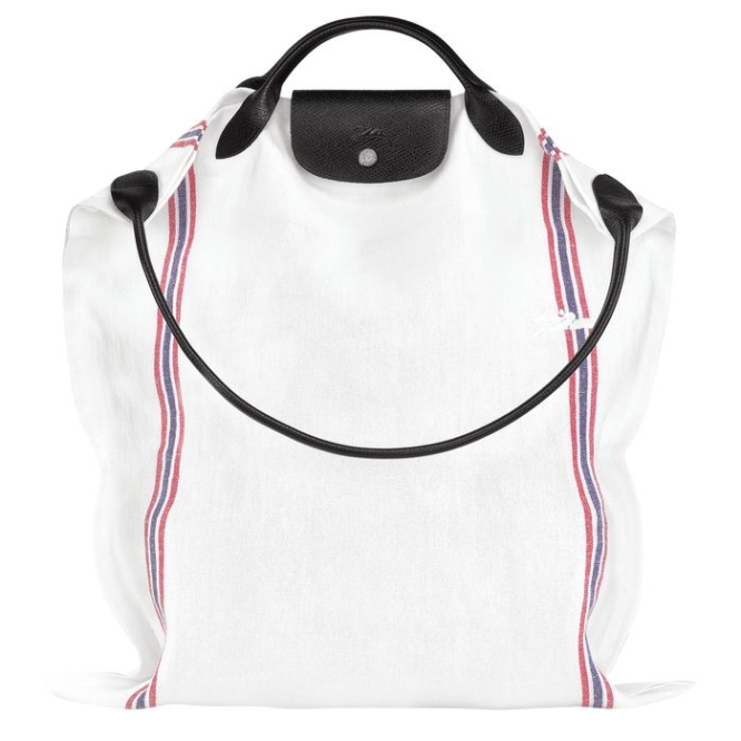 White Longchamp Le Pliage Torchon XL Women\'s Top-handle Bags | US-8602SQW