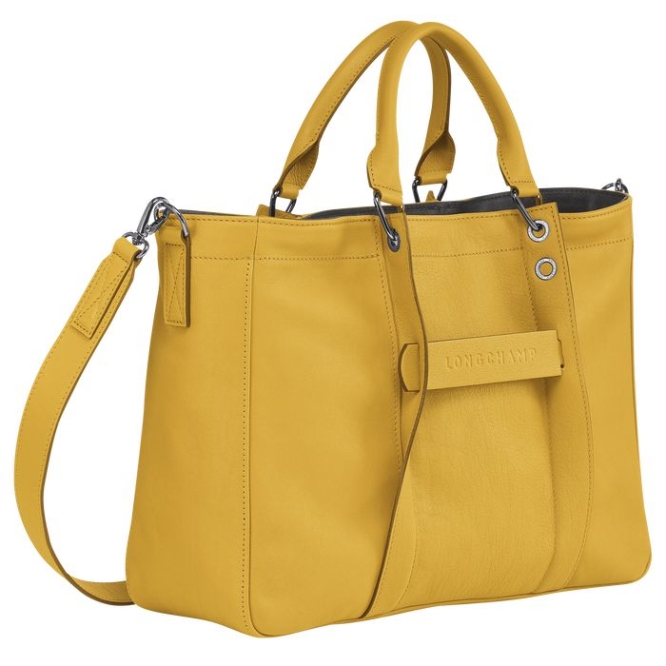 Yellow Longchamp 3D M Women's Top-handle Bags | US-2705QRO