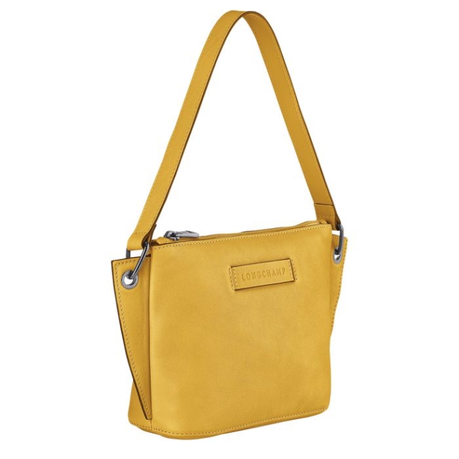 Yellow Longchamp 3D Women's Belt Bags | US-8437NIT