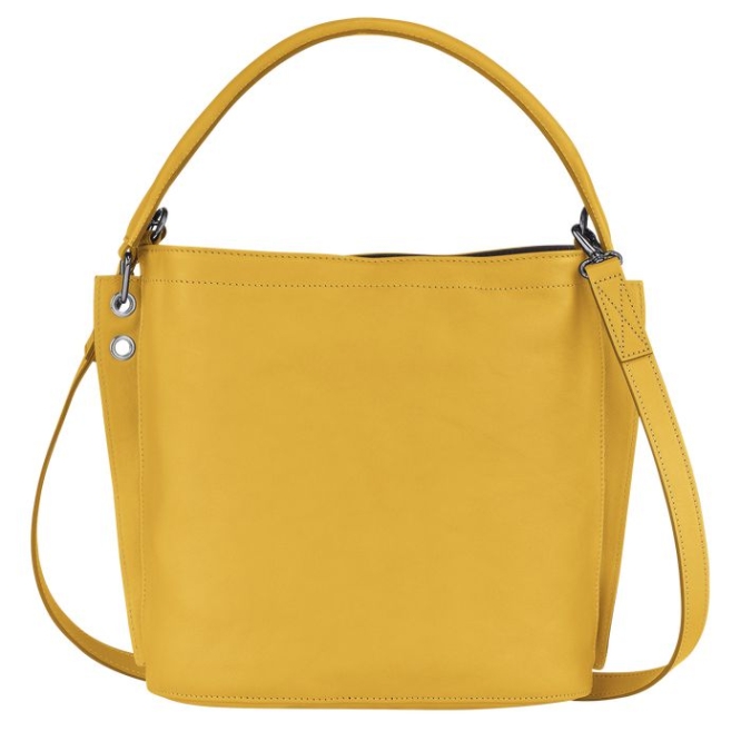 Yellow Longchamp 3D Women's Crossbody Bags | US-4813YKL