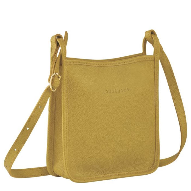 Yellow Longchamp Le Foulonné S Women's Crossbody Bags | US-0194ZCJ