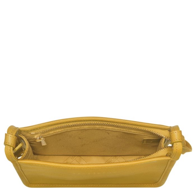 Yellow Longchamp Le Foulonné S Women's Crossbody Bags | US-0194ZCJ