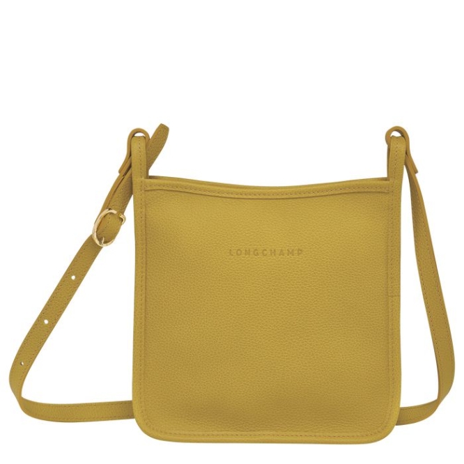 Yellow Longchamp Le Foulonné S Women\'s Crossbody Bags | US-0194ZCJ