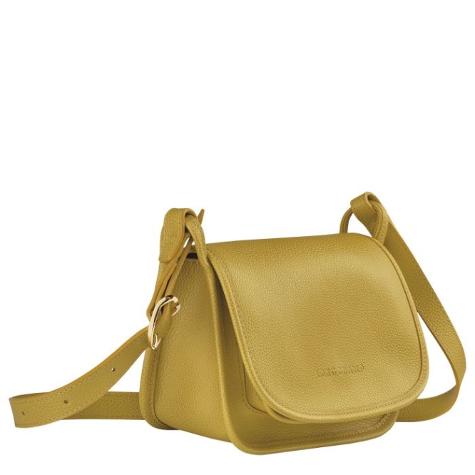 Yellow Longchamp Le Foulonné S Women's Crossbody Bags | US-0263NEY