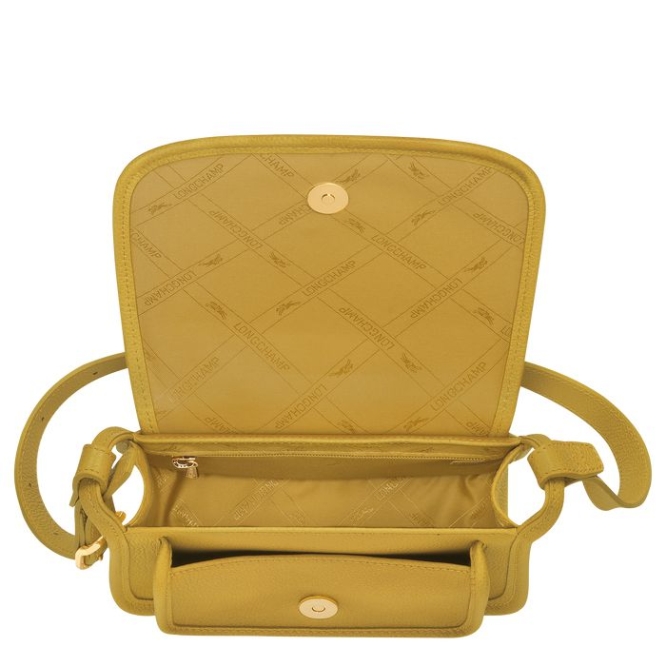 Yellow Longchamp Le Foulonné S Women's Crossbody Bags | US-0263NEY