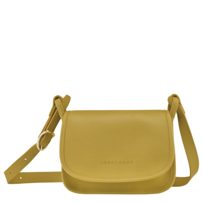 Yellow Longchamp Le Foulonné S Women\'s Crossbody Bags | US-0263NEY