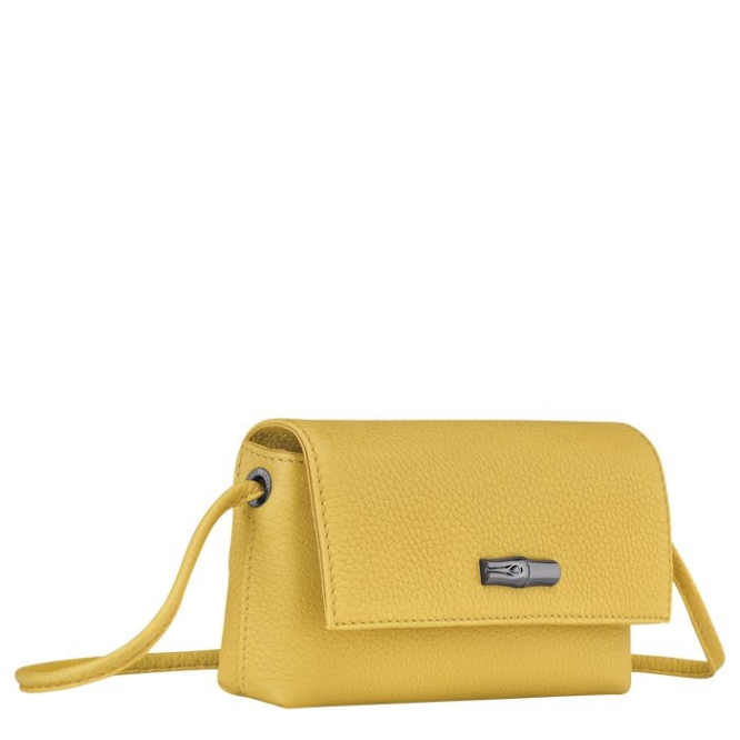 Yellow Longchamp Roseau Essential Women's Pouches & Cases | US-1364OND