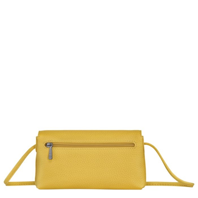 Yellow Longchamp Roseau Essential Women's Pouches & Cases | US-1364OND