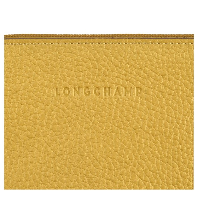 Yellow Longchamp Roseau Essential Women's Pouches & Cases | US-5327XYP