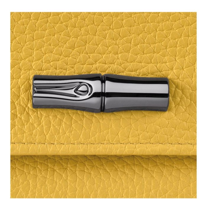 Yellow Longchamp Roseau Essential Women's Wallets | US-8526JAK