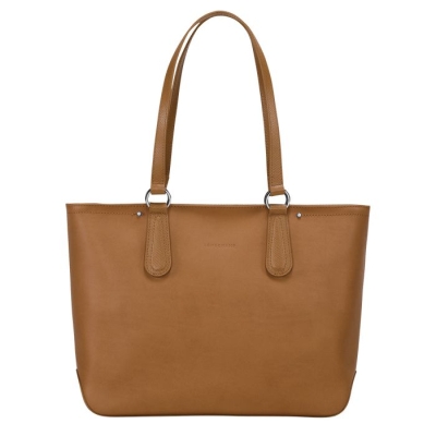 Beige Longchamp Cavalcade Women's Shoulder Bags | US-9074XKY