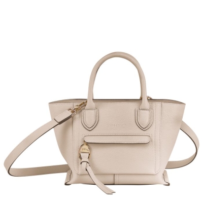 Beige Longchamp Mailbox S Women's Top-handle Bags | US-7160GSU