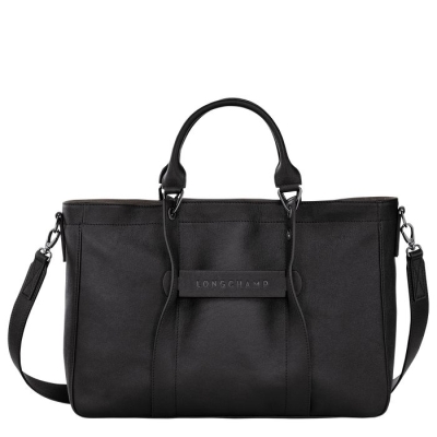 Black Longchamp 3D M Women's Top-handle Bags | US-8239CMI