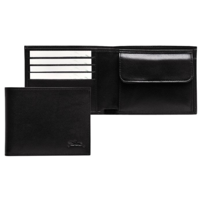 Black Longchamp Baxi Men's Wallets | US-9170IRJ