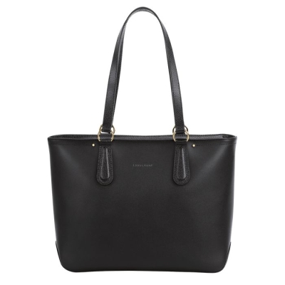 Black Longchamp Cavalcade Women's Shoulder Bags | US-6814FHU