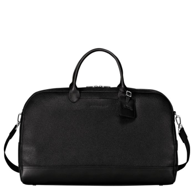 Black Longchamp Le Foulonné L Men's Travel Bags | US-5679DBY