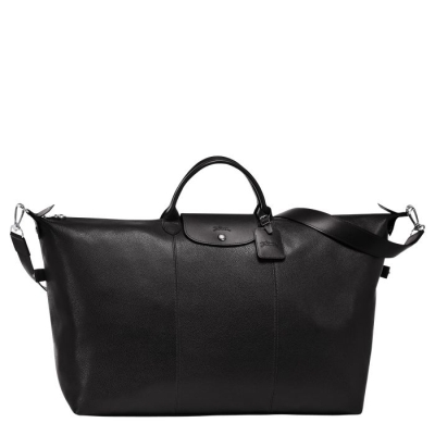 Black Longchamp Le Foulonné L Women's Travel Bags | US-2538GAE