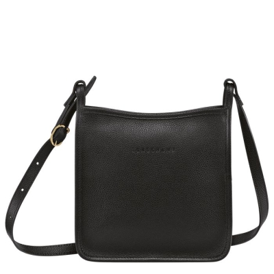 Black Longchamp Le Foulonné S Women's Crossbody Bags | US-6174AHB