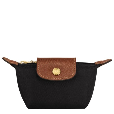 Black Longchamp Le Pliage Original Women's Cardholders & Coin Purses | US-0348YSO