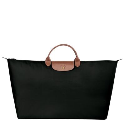 Black Longchamp Le Pliage XL Men's Travel Bags | US-5026JEM
