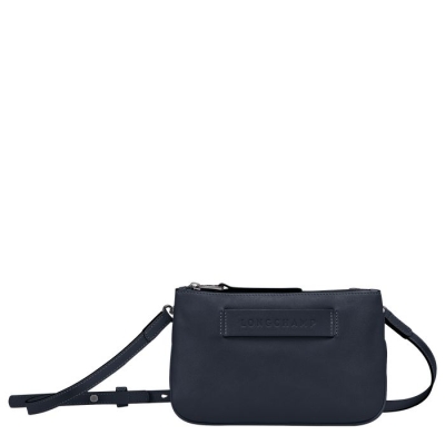 Blue Longchamp 3D Women's Crossbody Bags | US-7321DCT