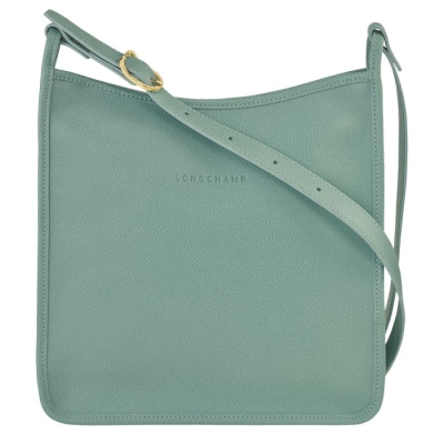 Blue Longchamp Le Foulonné L Women's Crossbody Bags | US-5169PLO