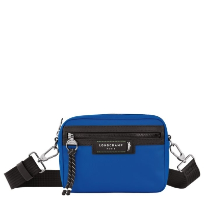 Blue Longchamp Le Pliage Energy S Men's Crossbody Bags | US-1824BAR