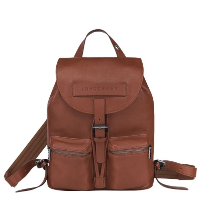 Brown Longchamp 3D S Men's Backpacks | US-0382KLA