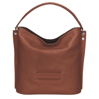 Brown Longchamp 3D Women's Shoulder Bags | US-1049HAR