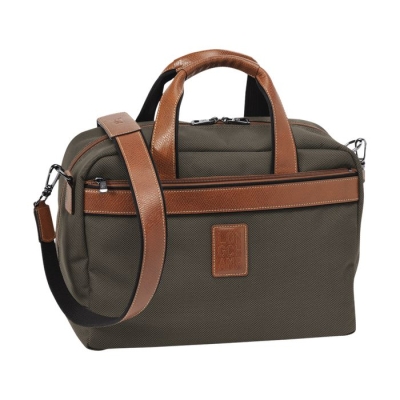 Brown Longchamp Boxford Men's Travel Bags | US-4681BXA