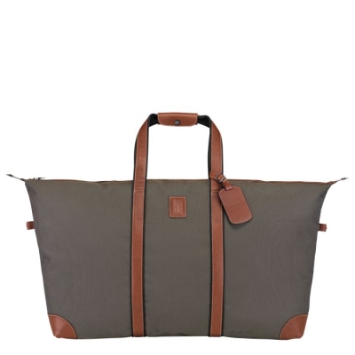 Brown Longchamp Boxford Men's Travel Bags | US-7348EQG