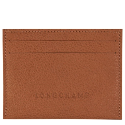 Brown Longchamp Le Foulonné Men's Cardholders & Coin Purses | US-1324VSW