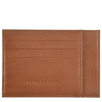 Brown Longchamp Le Foulonné Men's Cardholders & Coin Purses | US-6032TSM