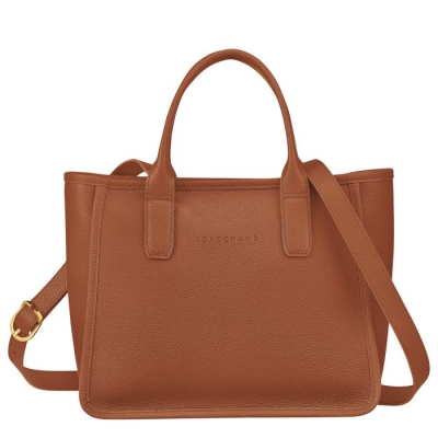 Brown Longchamp Le Foulonné Women's Top-handle Bags | US-3704CTM
