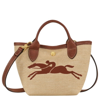 Brown Longchamp Le Pliage Paris - Saint-Tropez Women's Top-handle Bags | US-1860AZP