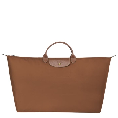 Brown Longchamp Le Pliage XL Women's Travel Bags | US-8635NTL