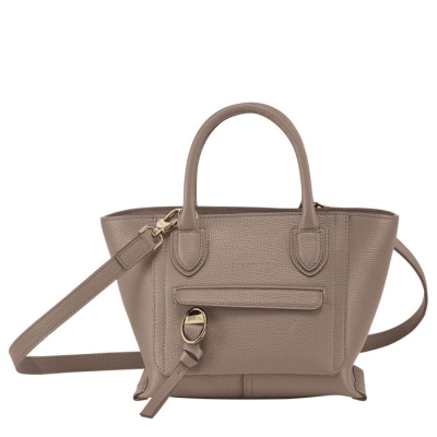 Brown Longchamp Mailbox S Women's Top-handle Bags | US-0954YOR