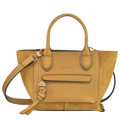 Brown Longchamp Mailbox S Women's Top-handle Bags | US-3940DSR