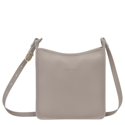 Grey Longchamp Le Foulonné L Women's Crossbody Bags | US-2810KGA