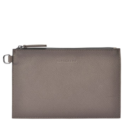 Grey Longchamp Roseau Essential Women's Pouches & Cases | US-3175ZLR