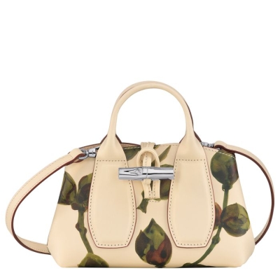 Khaki Longchamp Roseau Végétal XS Women's Top-handle Bags | US-6431PTS