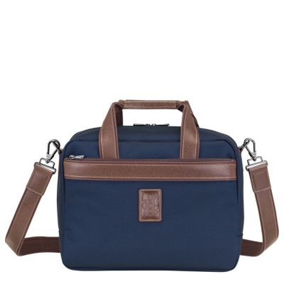 Navy Longchamp Boxford Men's Travel Bags | US-4087NAM